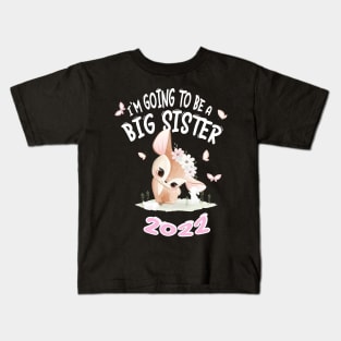 Promoted to Big Sister 2022 Kids T-Shirt